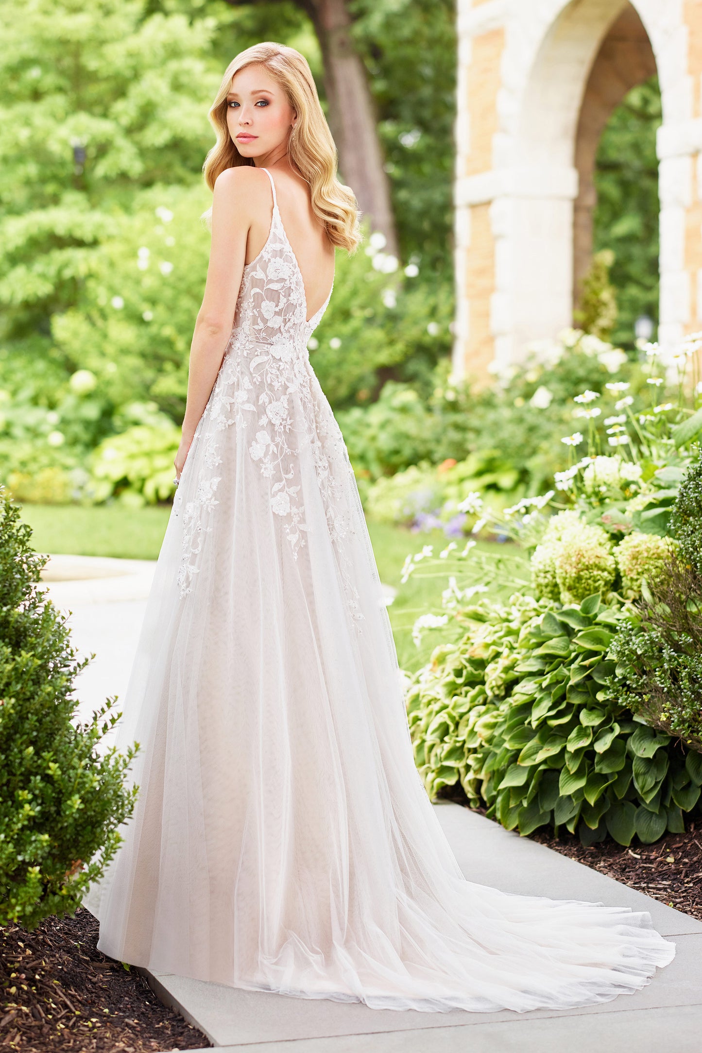 118136 A-Line Wedding Dress by Enchanting for Mon Cheri