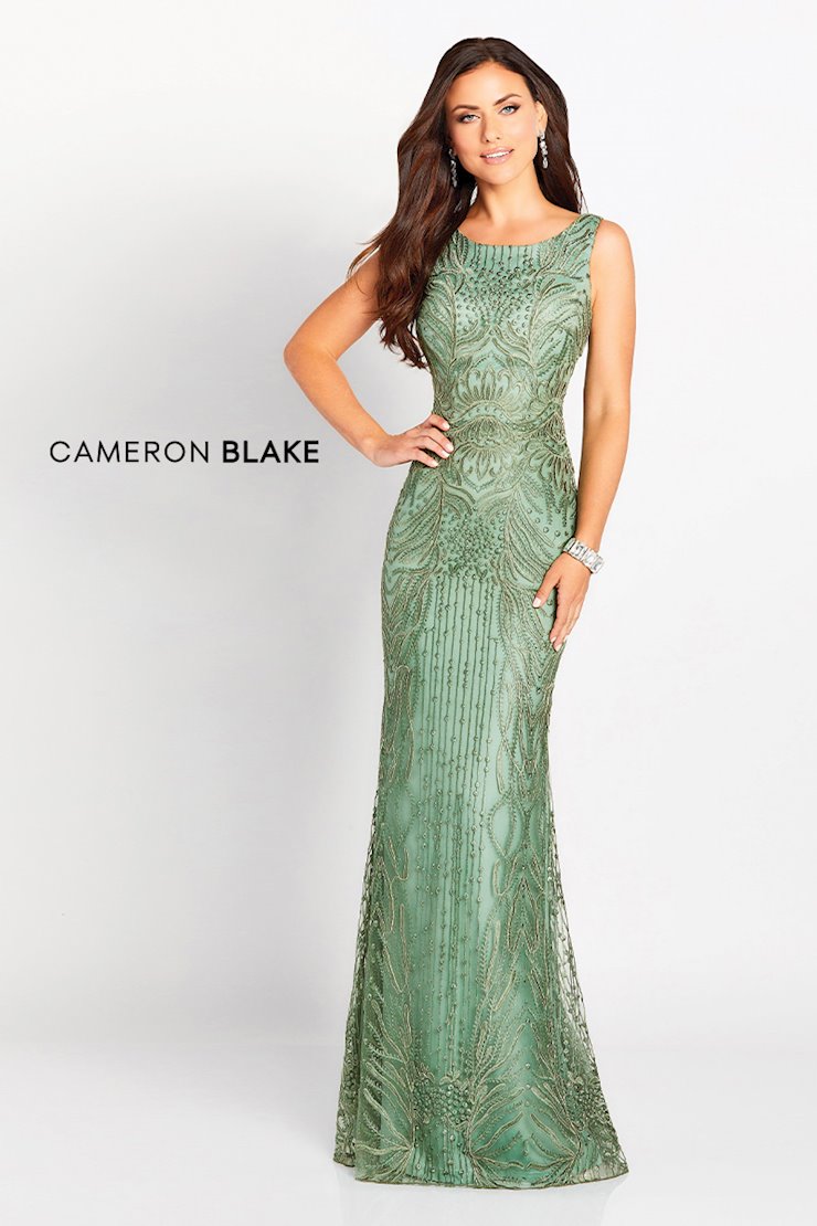 119644 Dark Sage Size 14 Mother's Dress by Cameron Blake