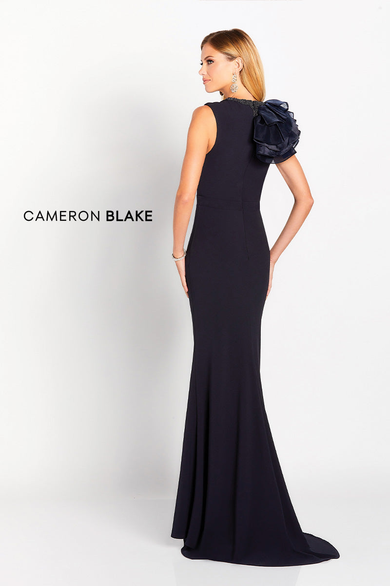 119645 Fit & Flare Showstopper Low Cut Size 14 Mother's Dress by Cameron Blake