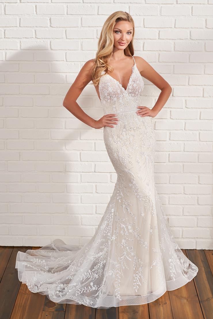 122182 Fit & Flare Sleeveless Wedding Dress by Enchanting for Mon Cheri