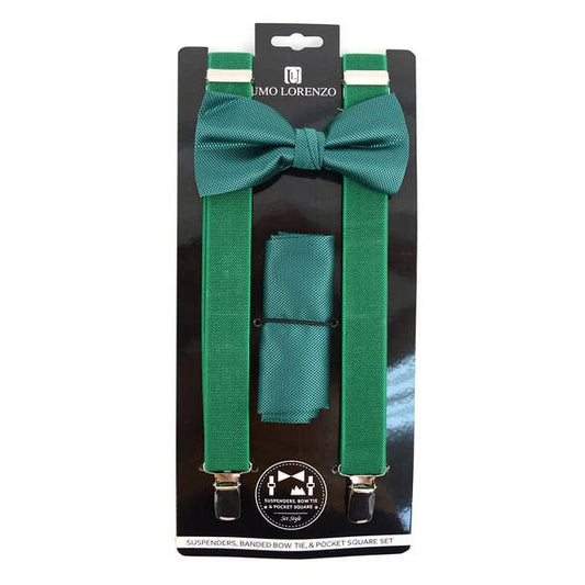 Men's Solid Color Clip-on Suspenders