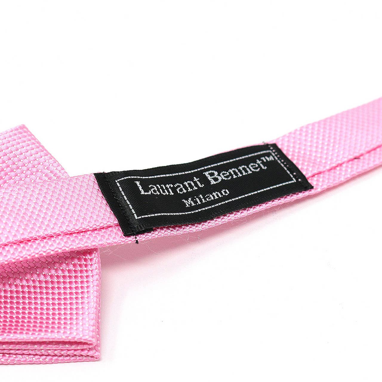 Poly Woven Men's Banded Bow Tie and Hanky Set - BTH6308