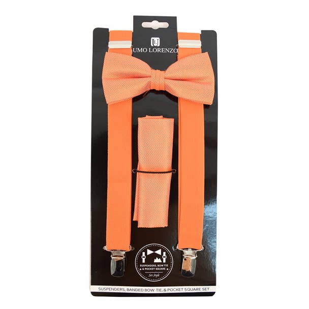 Men's Solid Color Clip-on Suspenders