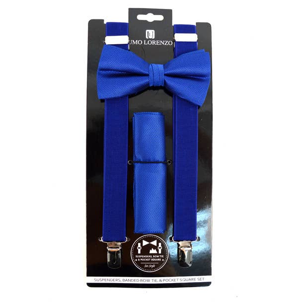 Men's Solid Color Clip-on Suspenders