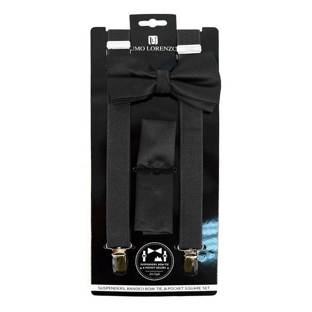 Men's Solid Color Clip-on Suspenders