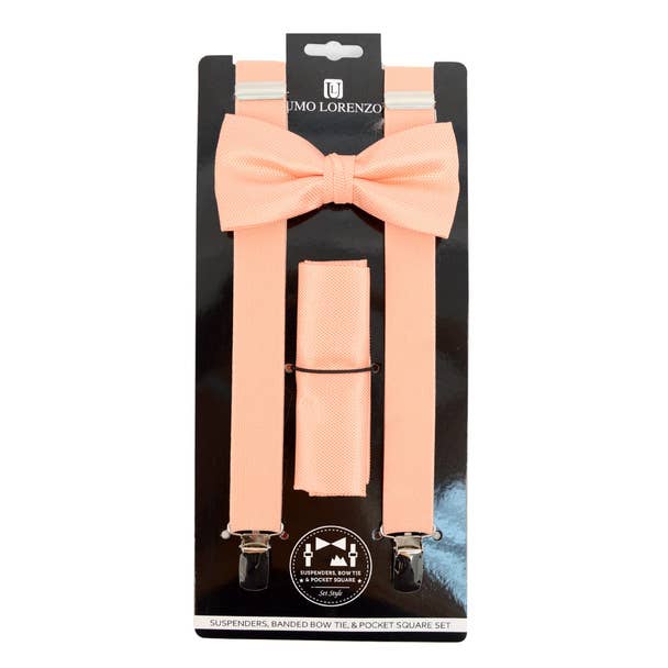 Men's Solid Color Clip-on Suspenders