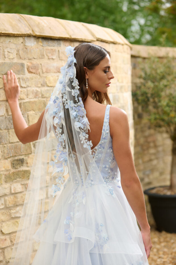 Forget Me Not Veil-C636B