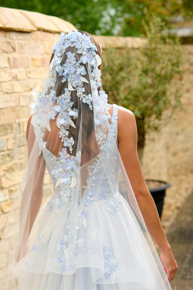Forget Me Not Veil-C636B