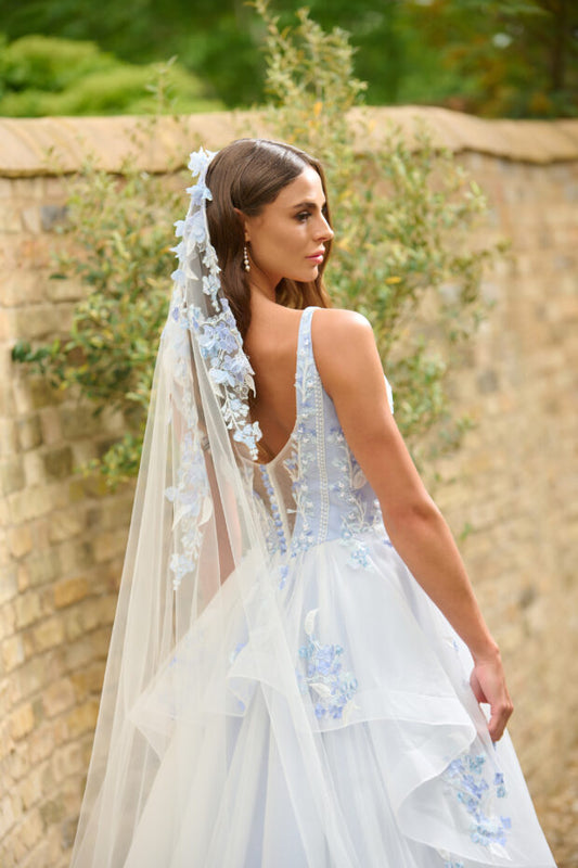 Forget Me Not Veil-C636B