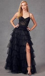 JT2451S By Juliet Beaded Tiered