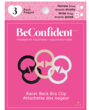 Be Confident Racer Back Bra Clips