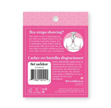 Be Confident Racer Back Bra Clips