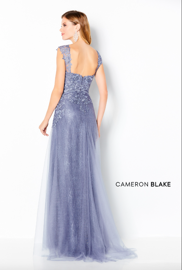 220646 Floral Sweetheart Neckline Mother's Dress with Shawl by Cameron Blake