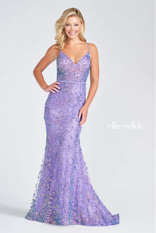 122004 Ellie Wilde Sheath Prom Dress