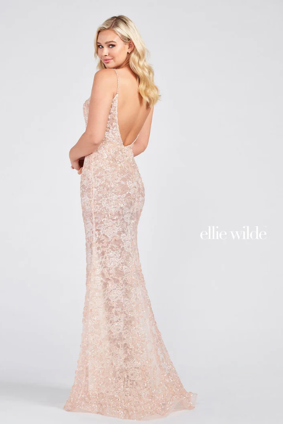 122004 Ellie Wilde Sheath Prom Dress