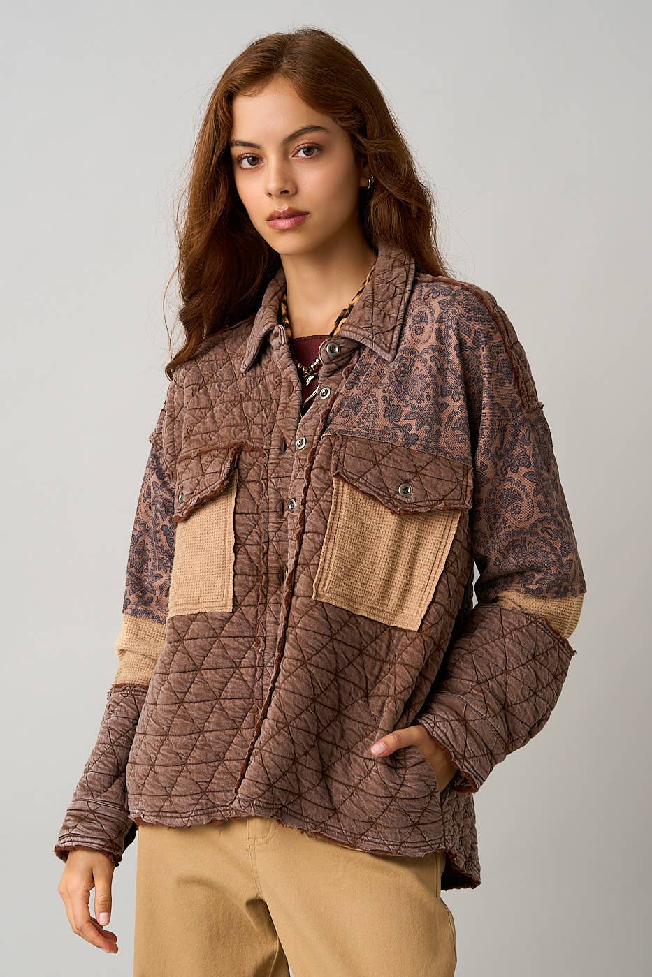 Paisley Patchwork Quilted Jacket