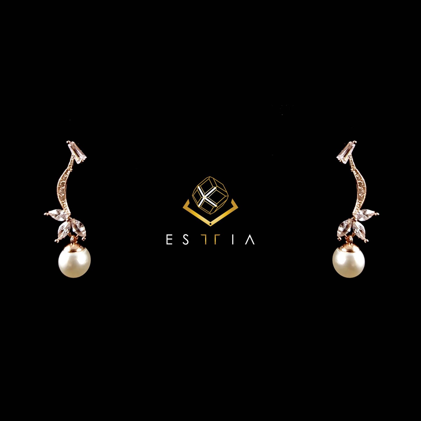 Rosemary Stud 925 Sterling Silver earrings