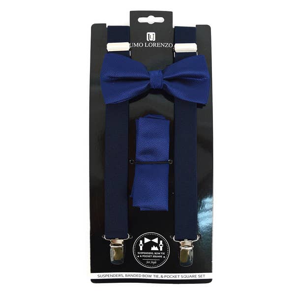 Men's Solid Color Clip-on Suspenders