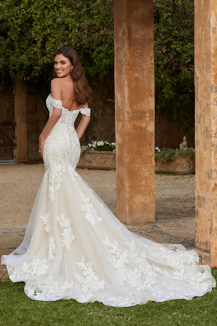 "Amaya" Y12245 Sexy off Shoulder Mermaid Wedding Dress by Sophia Tolli