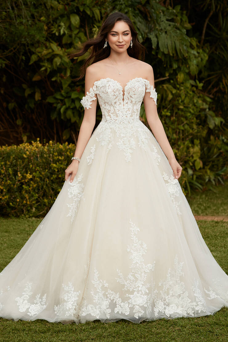 Rebekah Y12248 Off Shoulder Show Stopping Ballgown Wedding Dress by Sophia Tolli Rebekah Y12248 Off Shoulder Show Stopping Ballgown Wedding Dress by Sophia Tolli