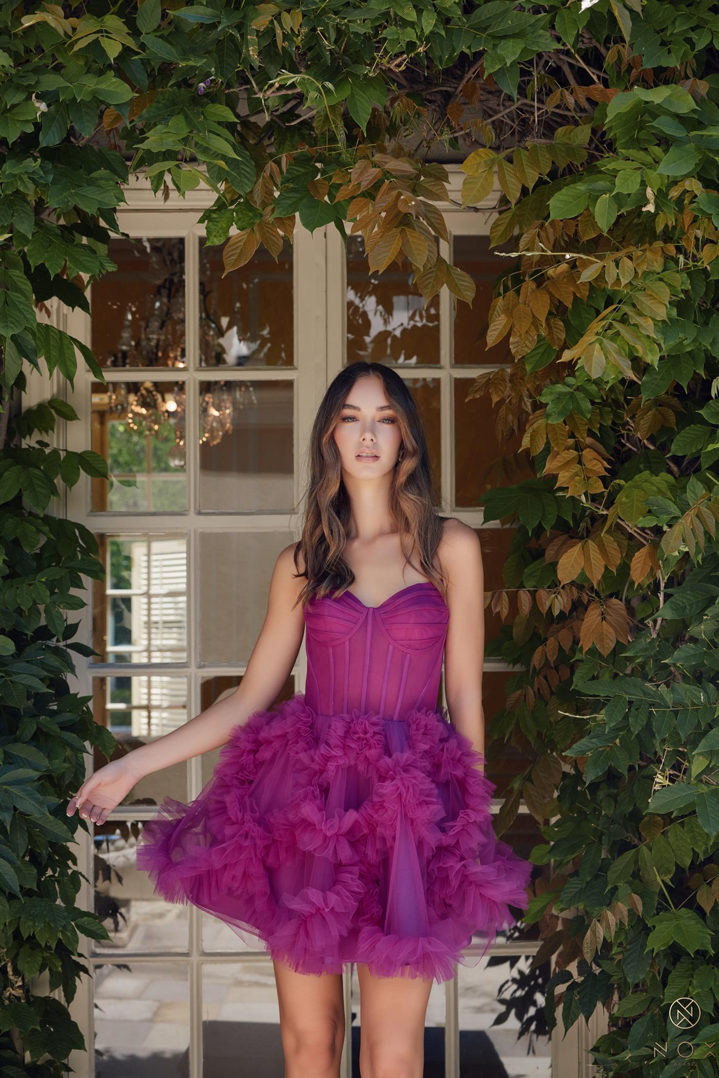 Layer Skirt Flirty Short Dress Homecoming