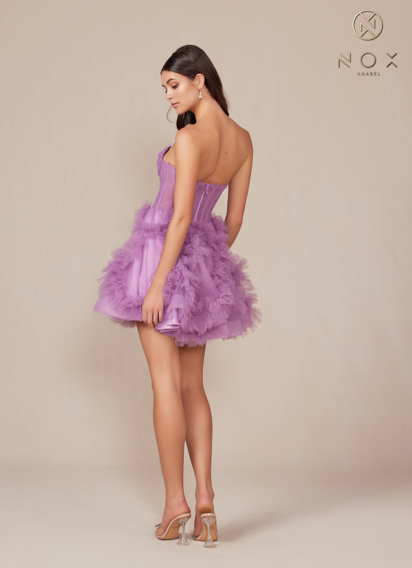 Layer Skirt Flirty Short Dress Homecoming