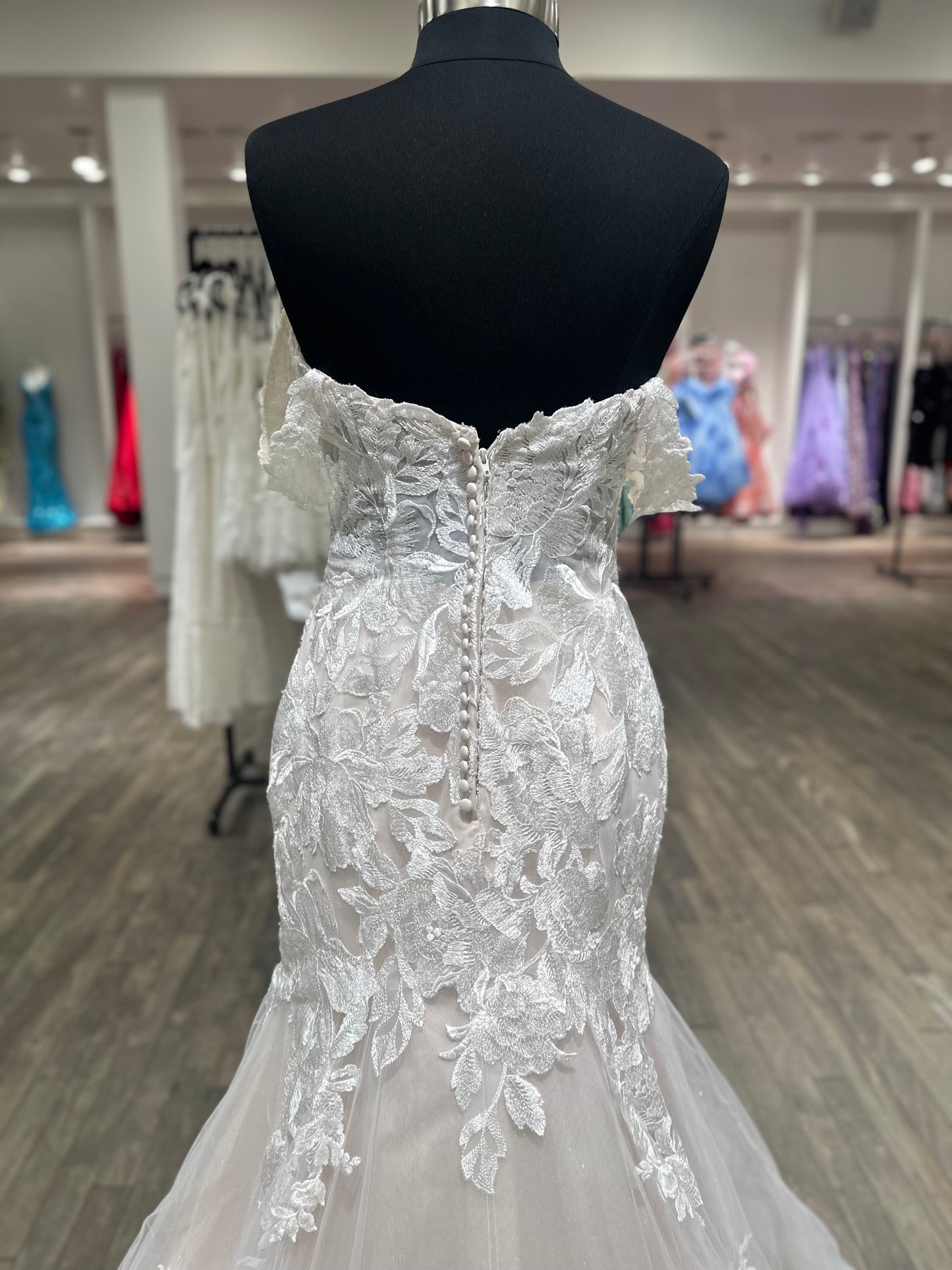 "Amaya" Y12245 Sexy off Shoulder Mermaid Wedding Dress by Sophia Tolli