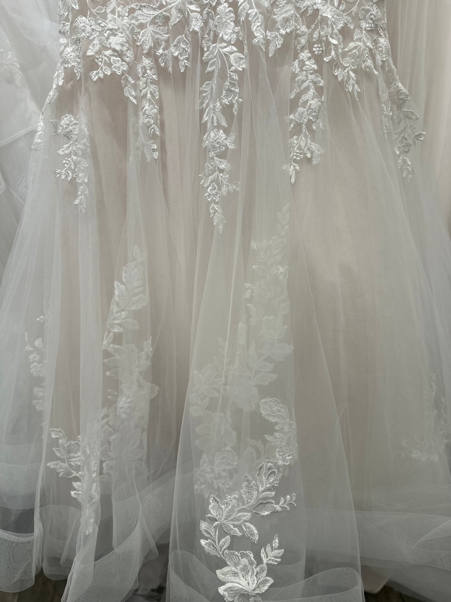 "Skylar" Y20046 Mermaid Wedding Dress with Sheer Bodice by Sophia Tolli