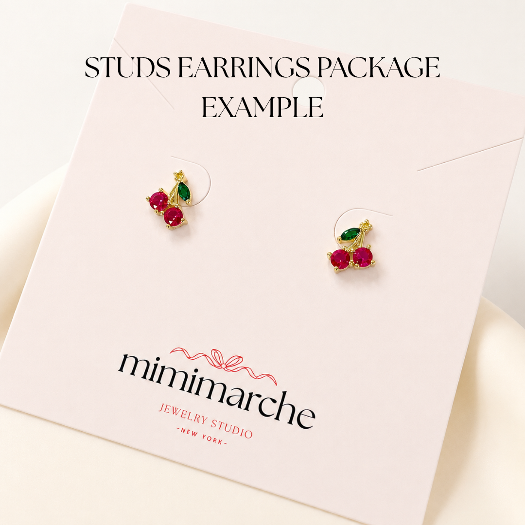 CZ Diamond Gold Dangle Earring