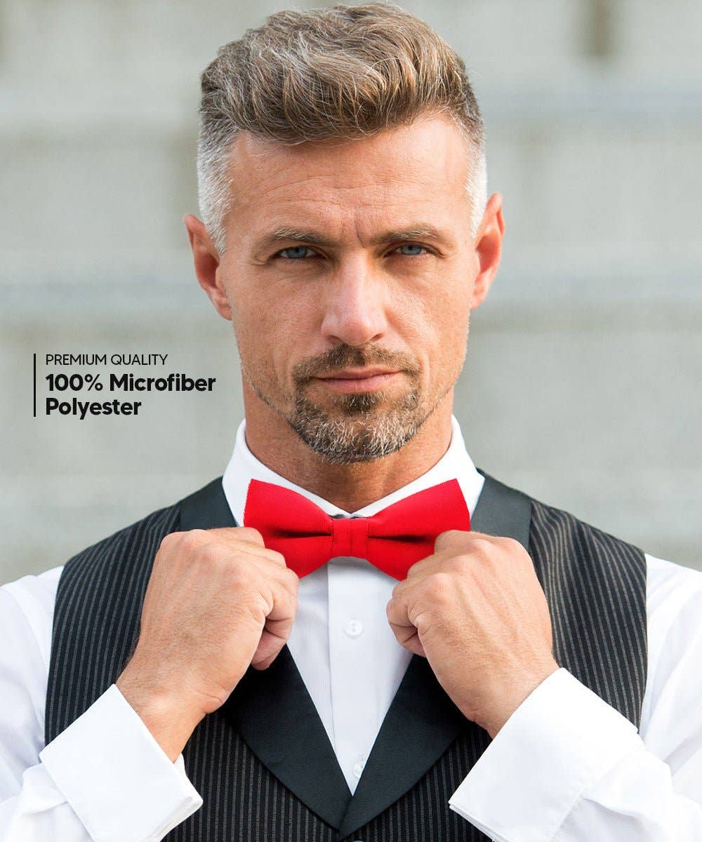 Solid Bow Tie in a Box (Multipacks) by Vittorio Farina