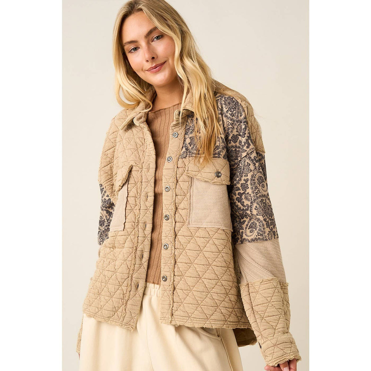 Paisley Patchwork Quilted Jacket