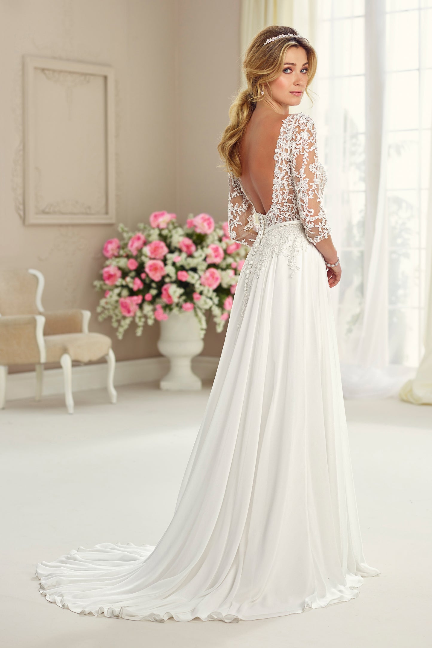 217108 A-line Wedding Dress by Enchanting for Mon Cheri