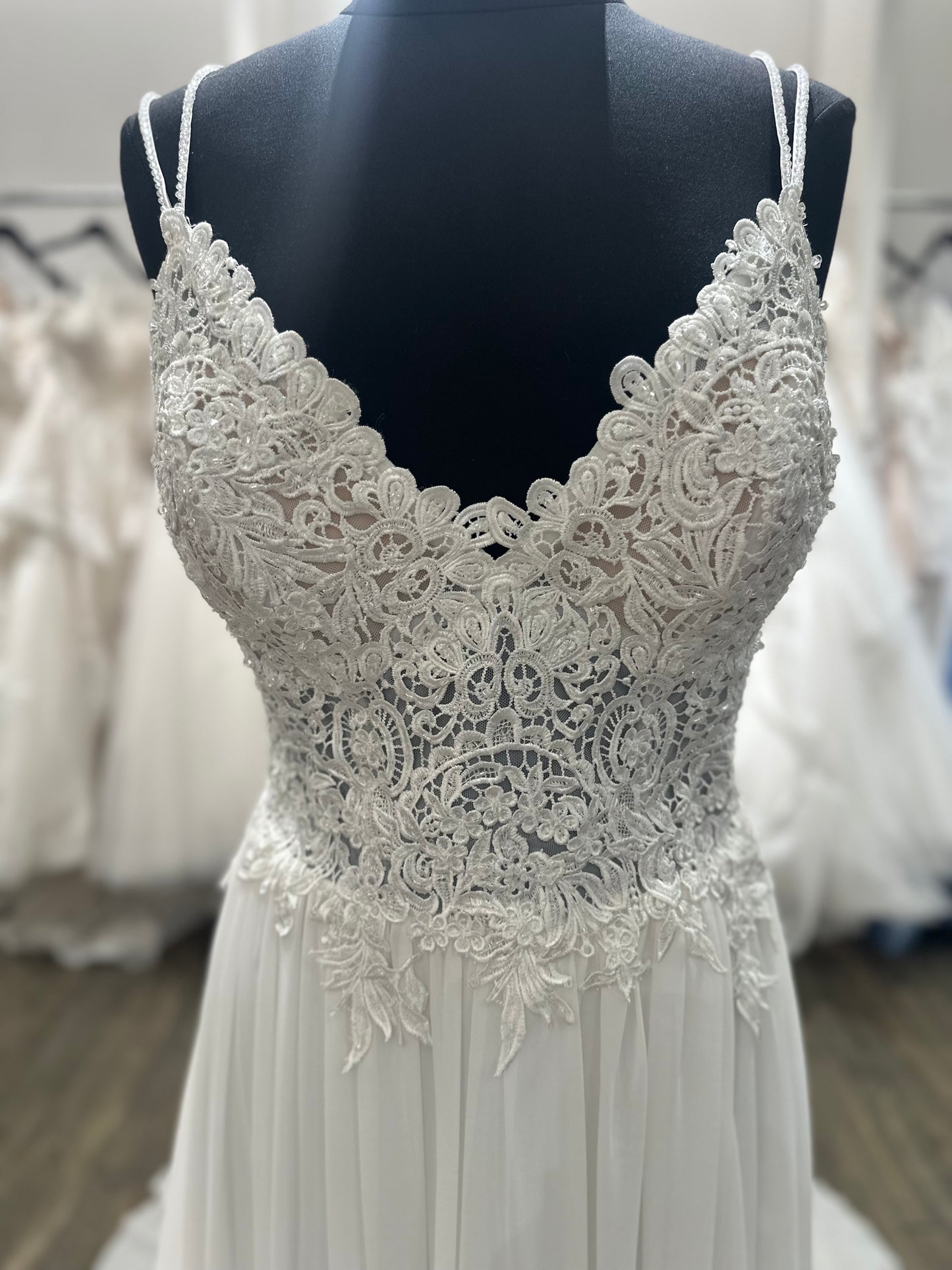 120175 A-line Wedding Dress by Enchanting for Mon Cheri