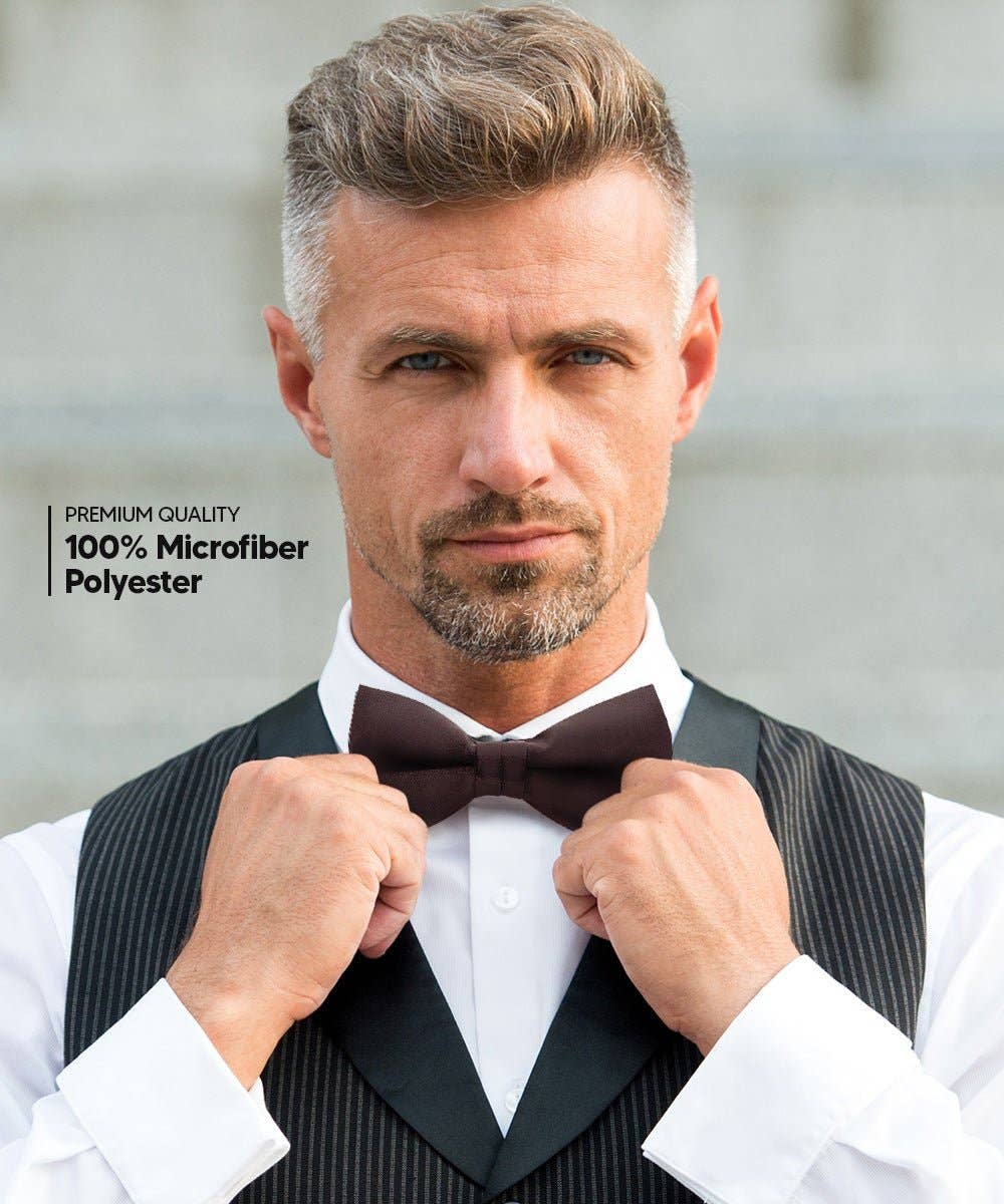 Solid Bow Tie in a Box (Multipacks) by Vittorio Farina