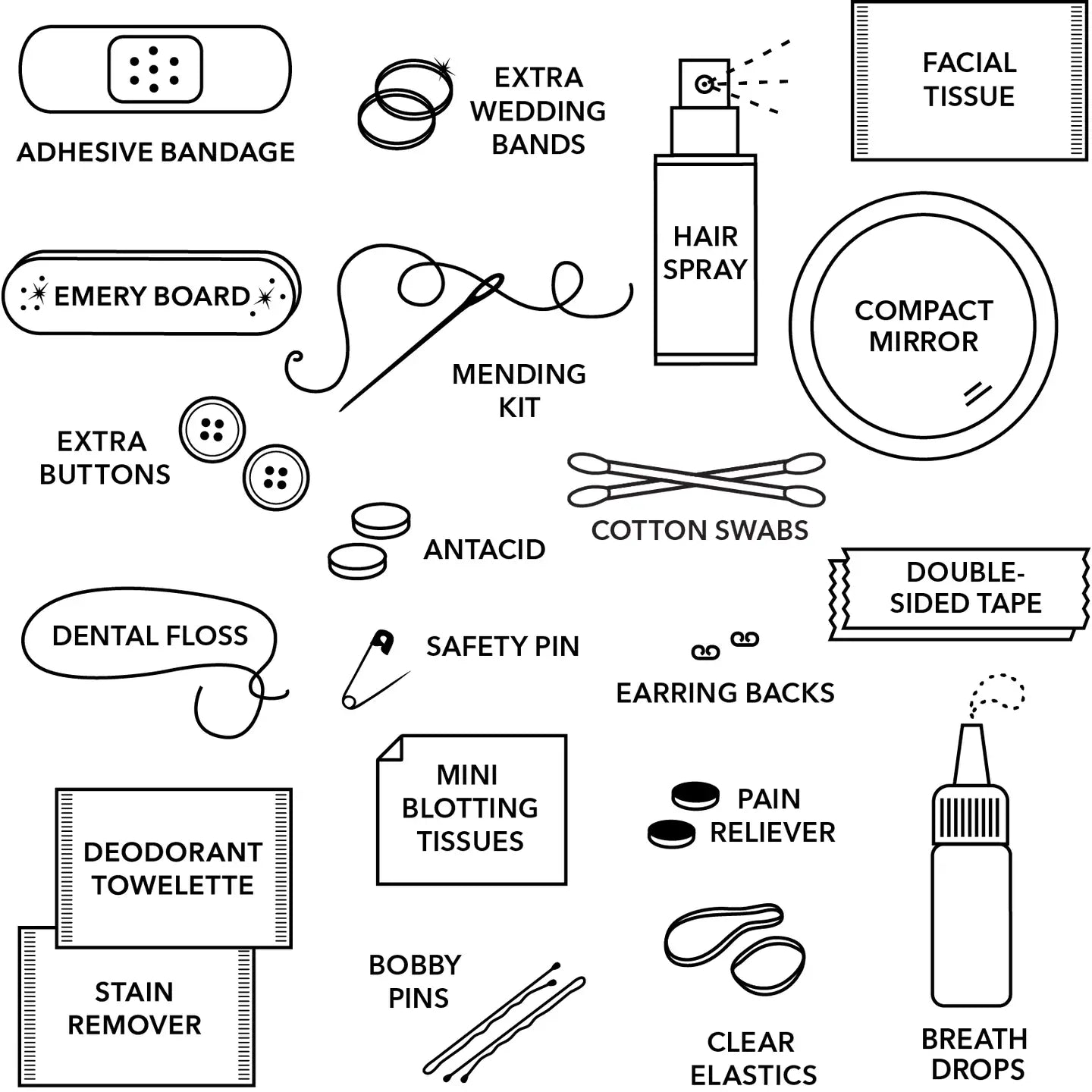 Bridal Emergency Bags