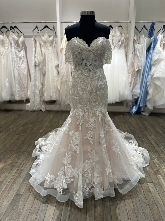 "Amaya" Y12245 Sexy off Shoulder Mermaid Wedding Dress by Sophia Tolli