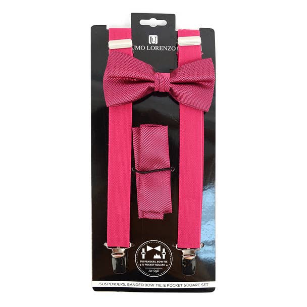 Men's Solid Color Clip-on Suspenders