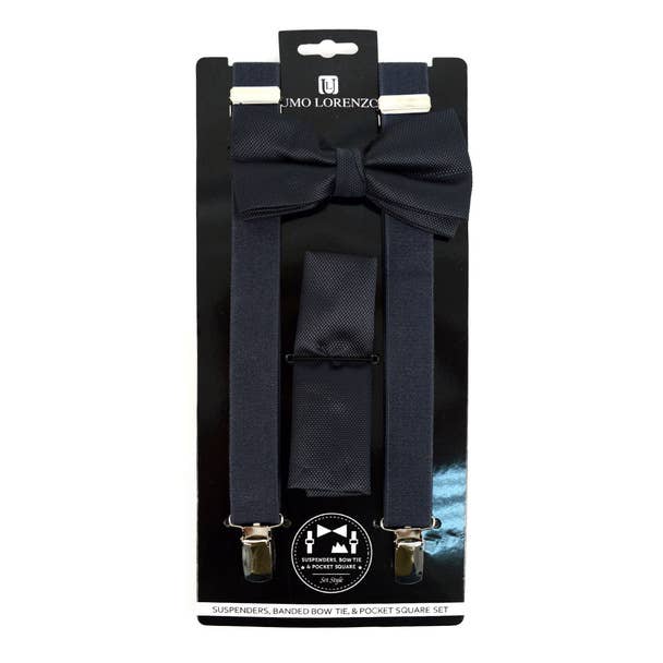 Men's Solid Color Clip-on Suspenders