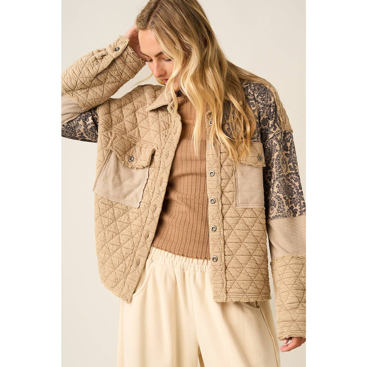 Paisley Patchwork Quilted Jacket