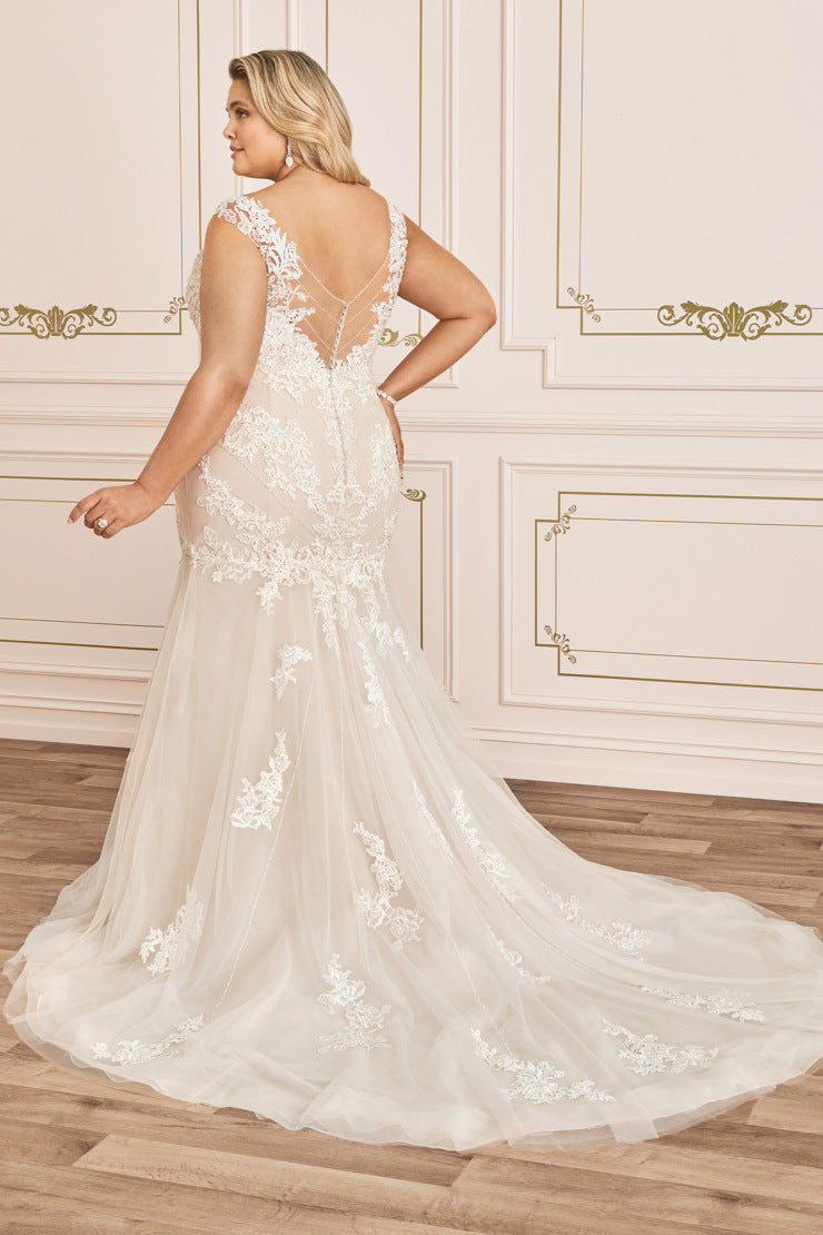 "Tiarn" Y12027 Fit and Flare Wedding Dress by Sophia Tolli