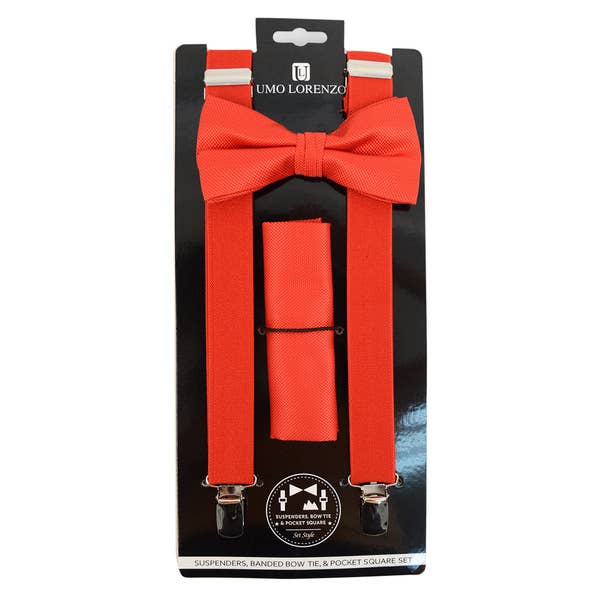 Men's Solid Color Clip-on Suspenders