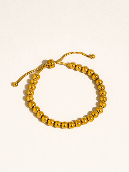 Liliane 18K Gold Non-Tarnish Beaded Bracelet