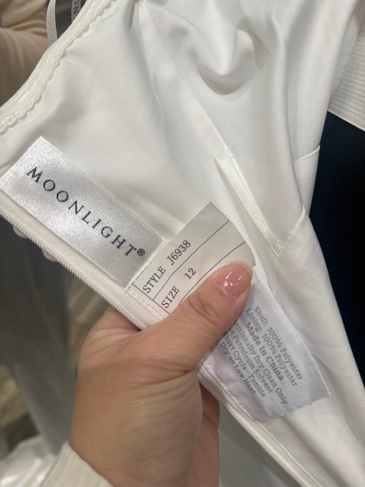 J6938 Moonlight Strapless Corset scoop neck