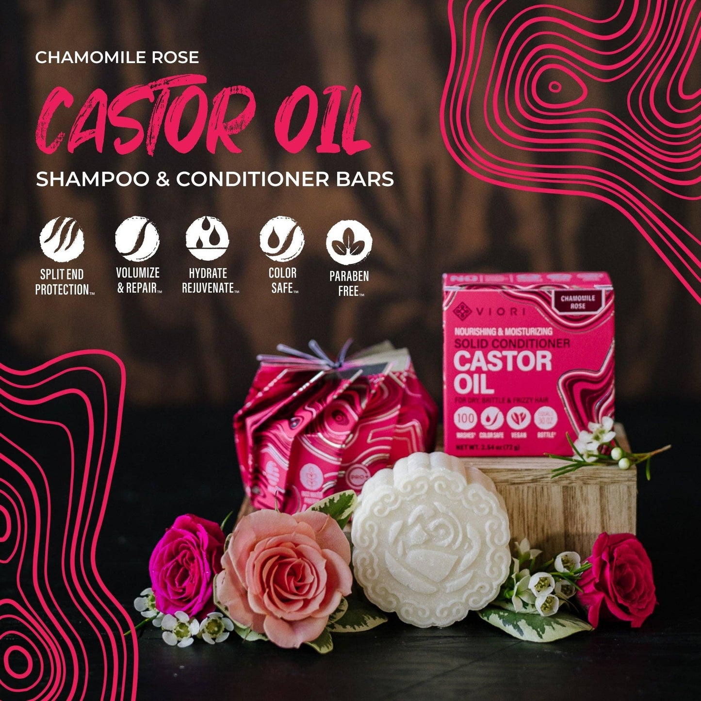 Castor Oil Shampoo Bars