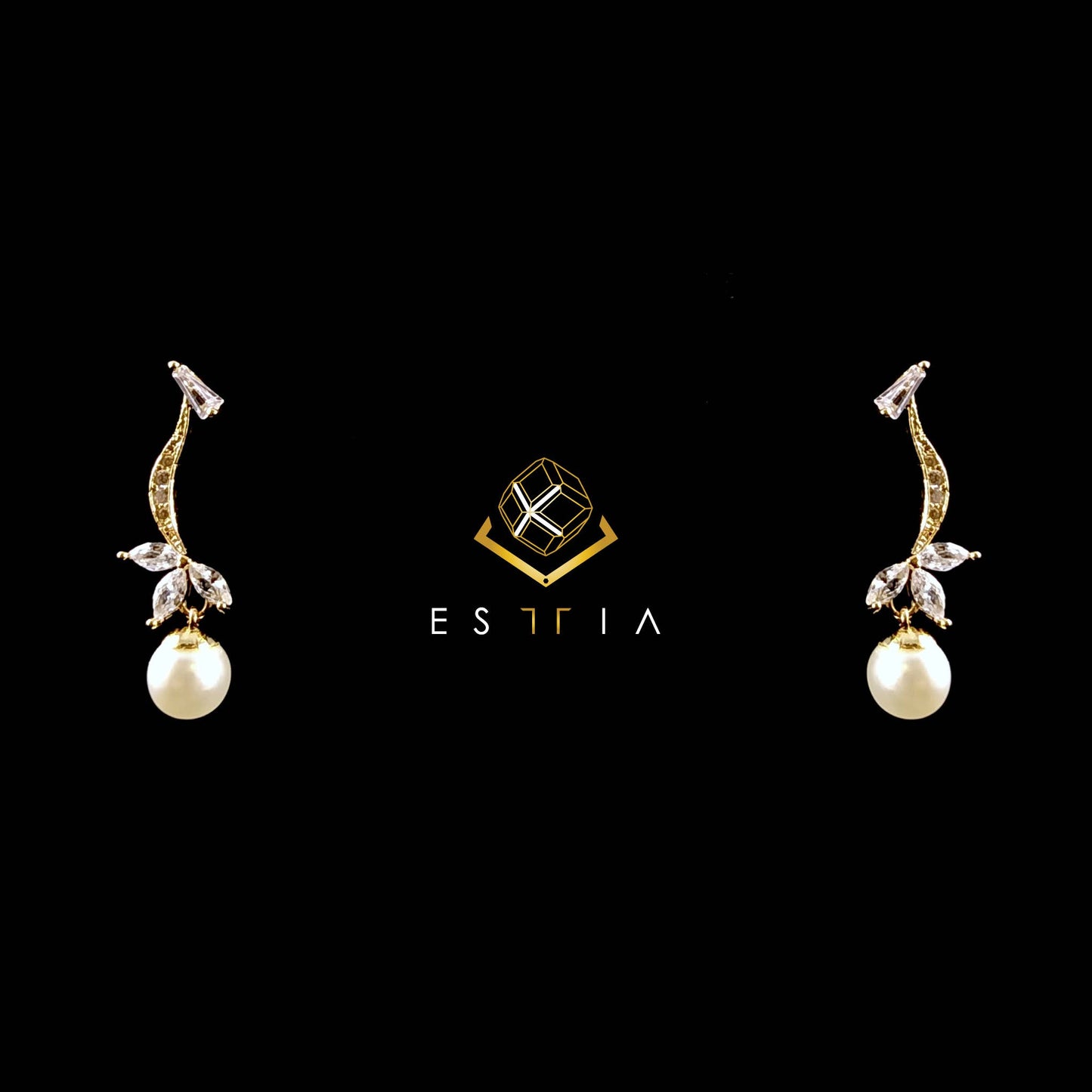 Rosemary Stud 925 Sterling Silver earrings