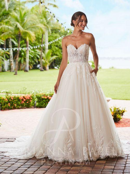 Adrianna Papell Wedding Dress Ballgown 31218