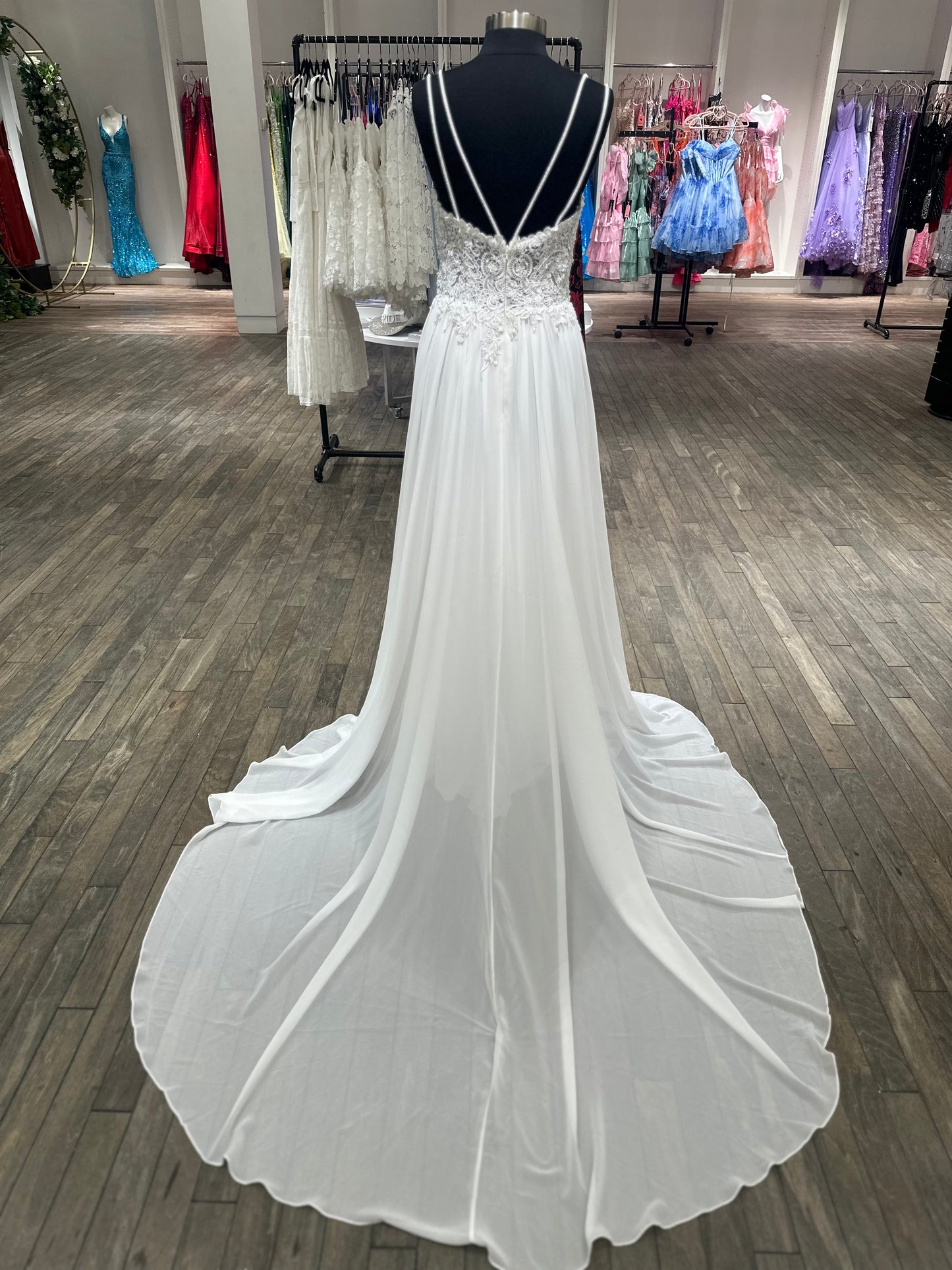 120175 A-line Wedding Dress by Enchanting for Mon Cheri