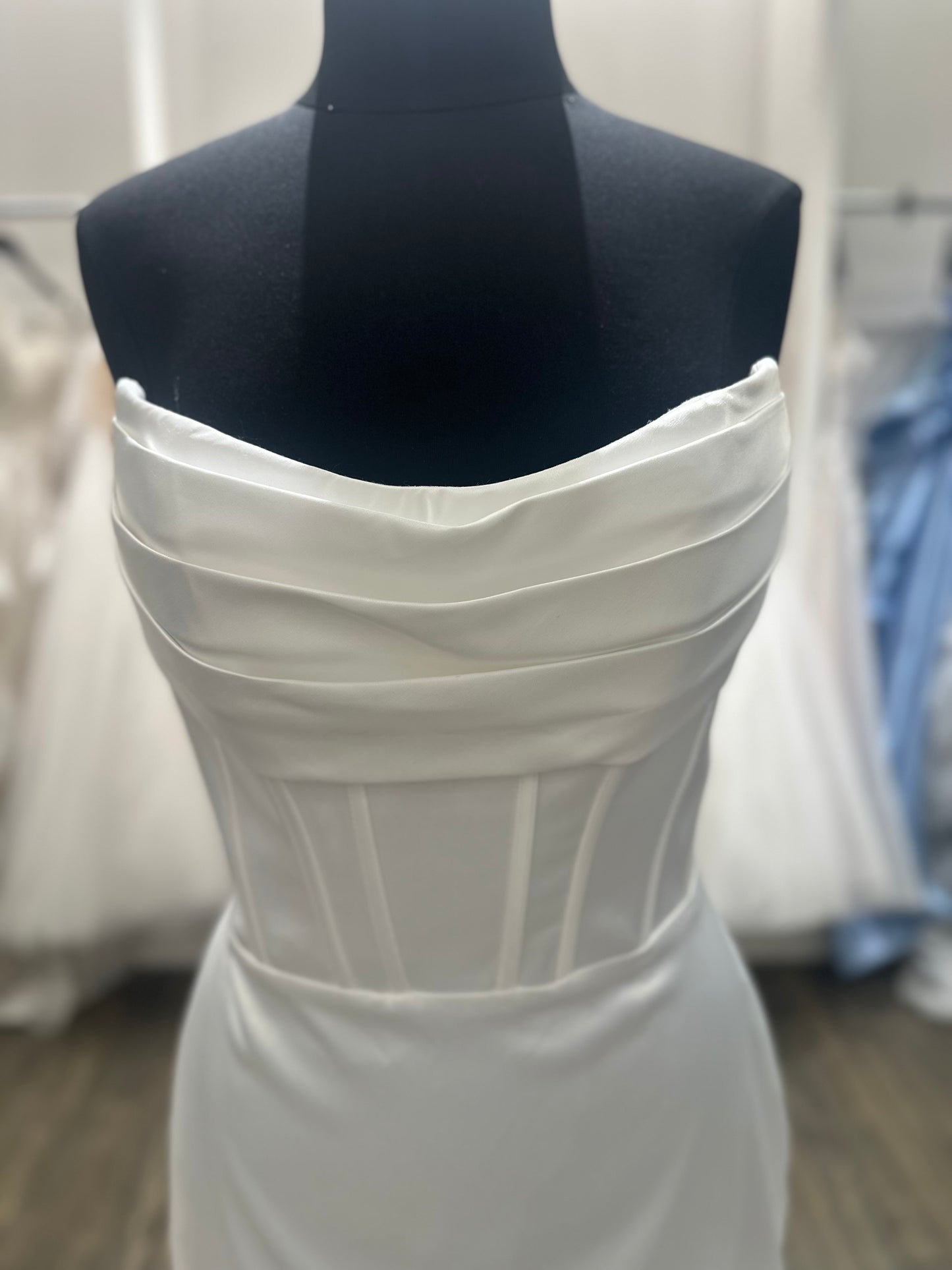 J6938 Moonlight Strapless Corset scoop neck