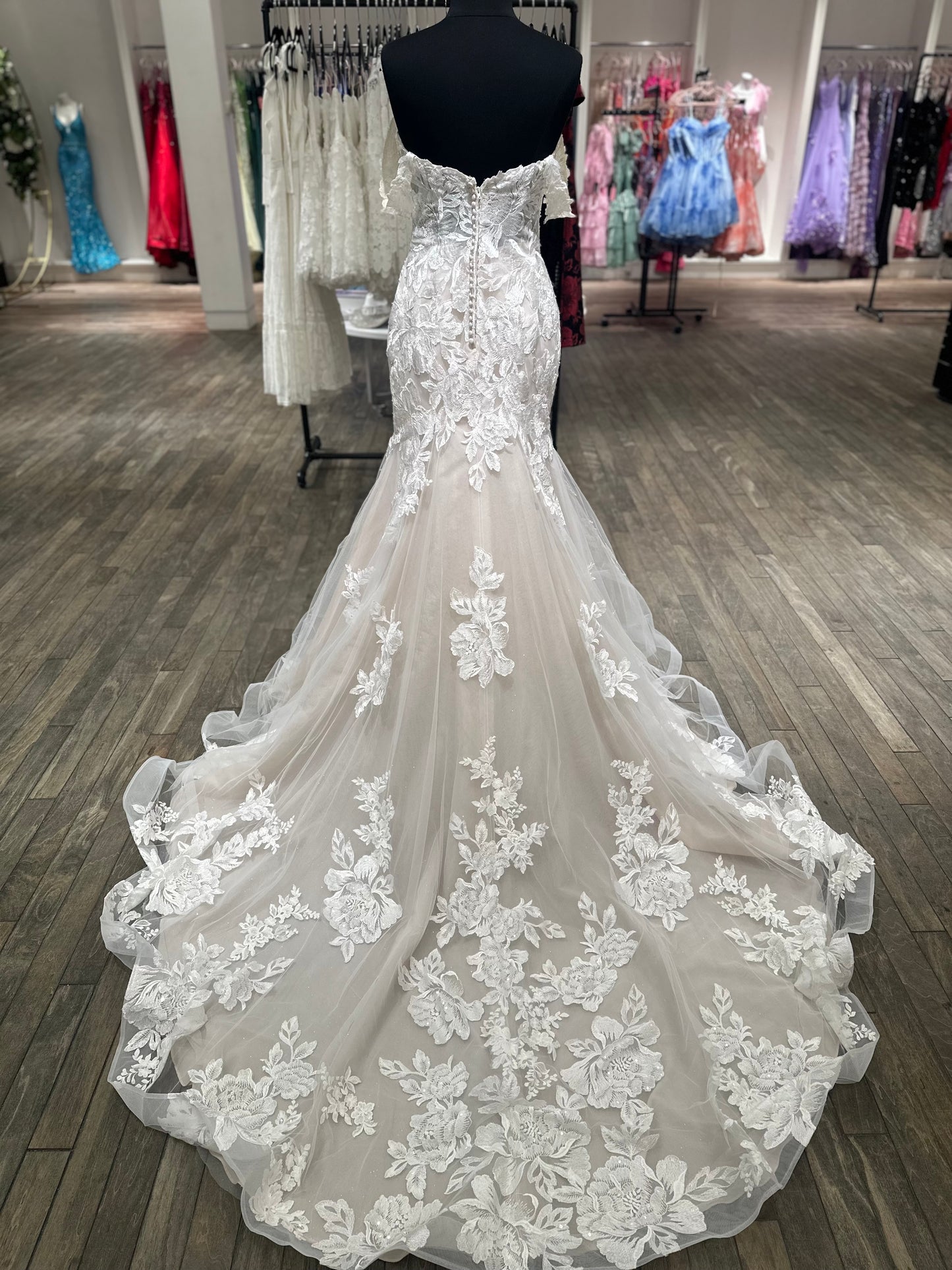 "Amaya" Y12245 Sexy off Shoulder Mermaid Wedding Dress by Sophia Tolli