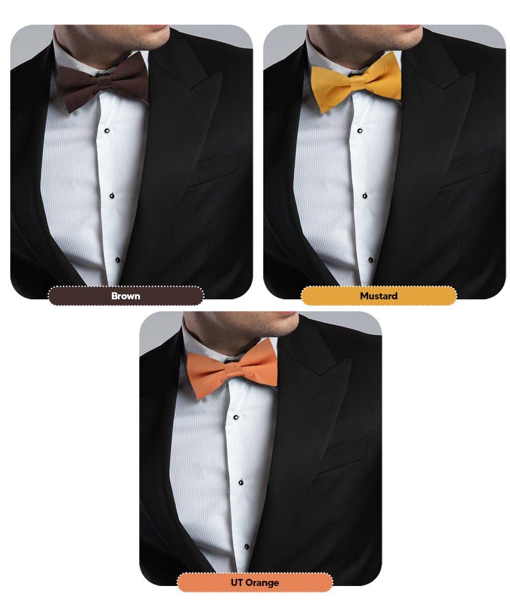 Solid Bow Tie in a Box (Multipacks) by Vittorio Farina